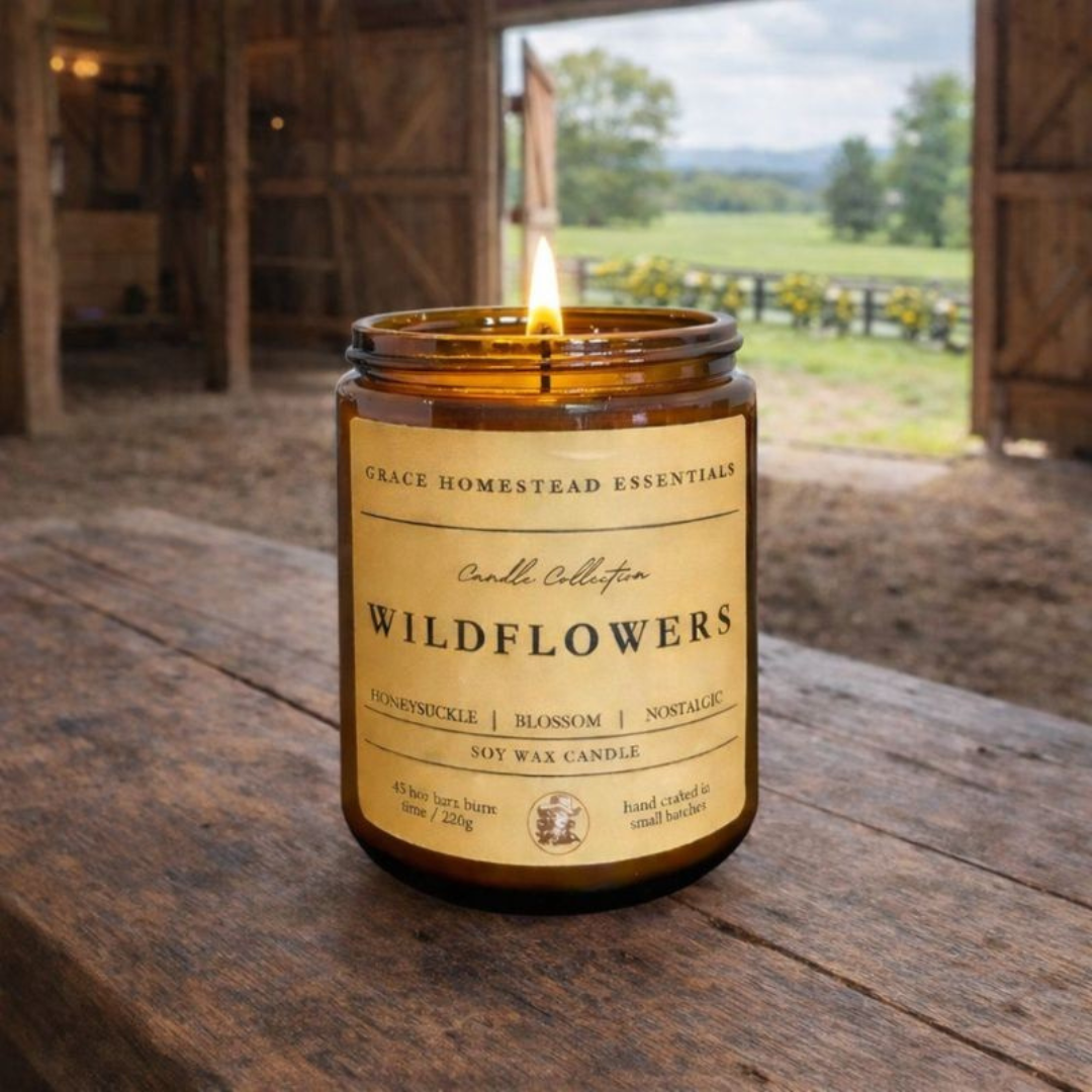Wildflowers Soy Candle