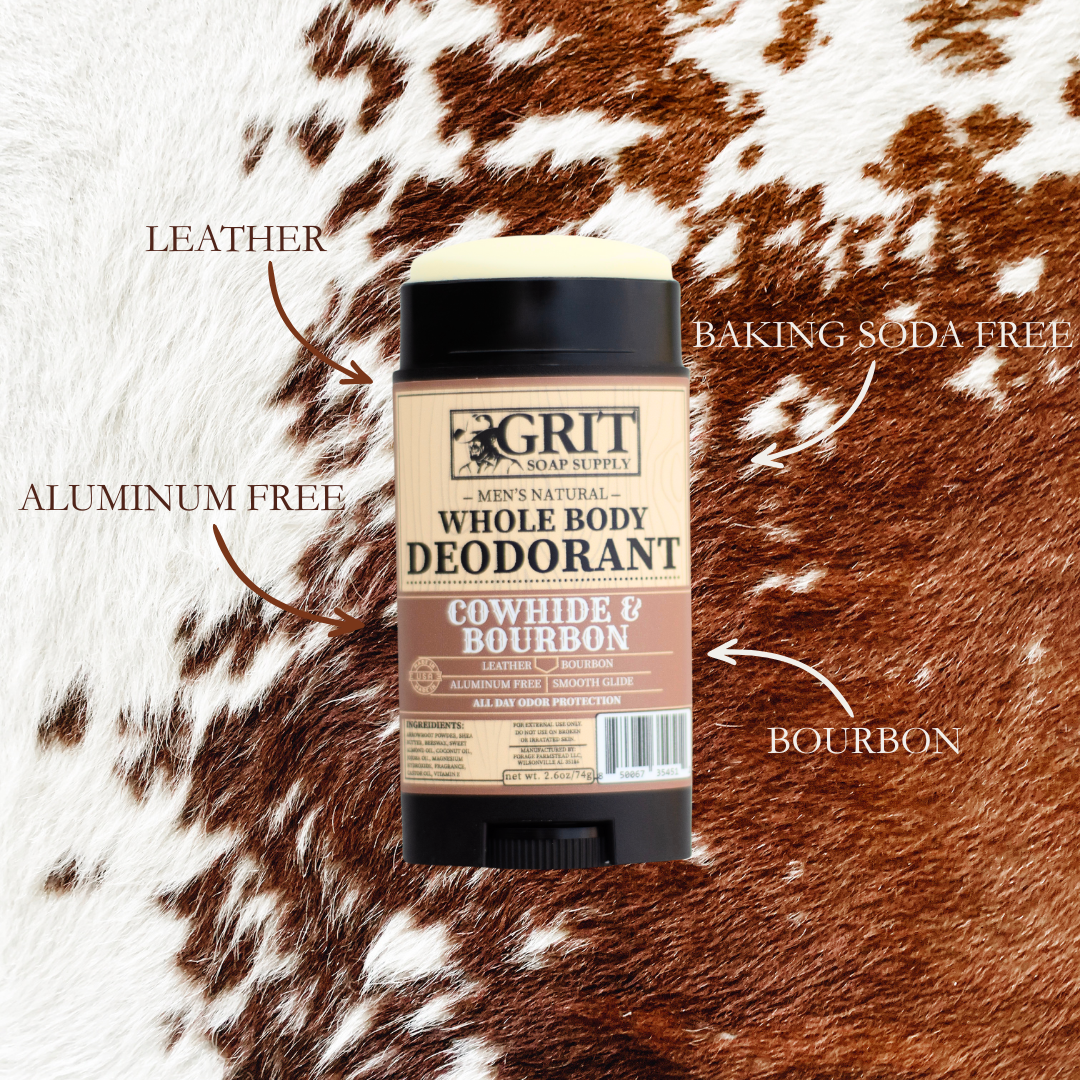 Cowhide & Bourbon Whole Body Deodorant