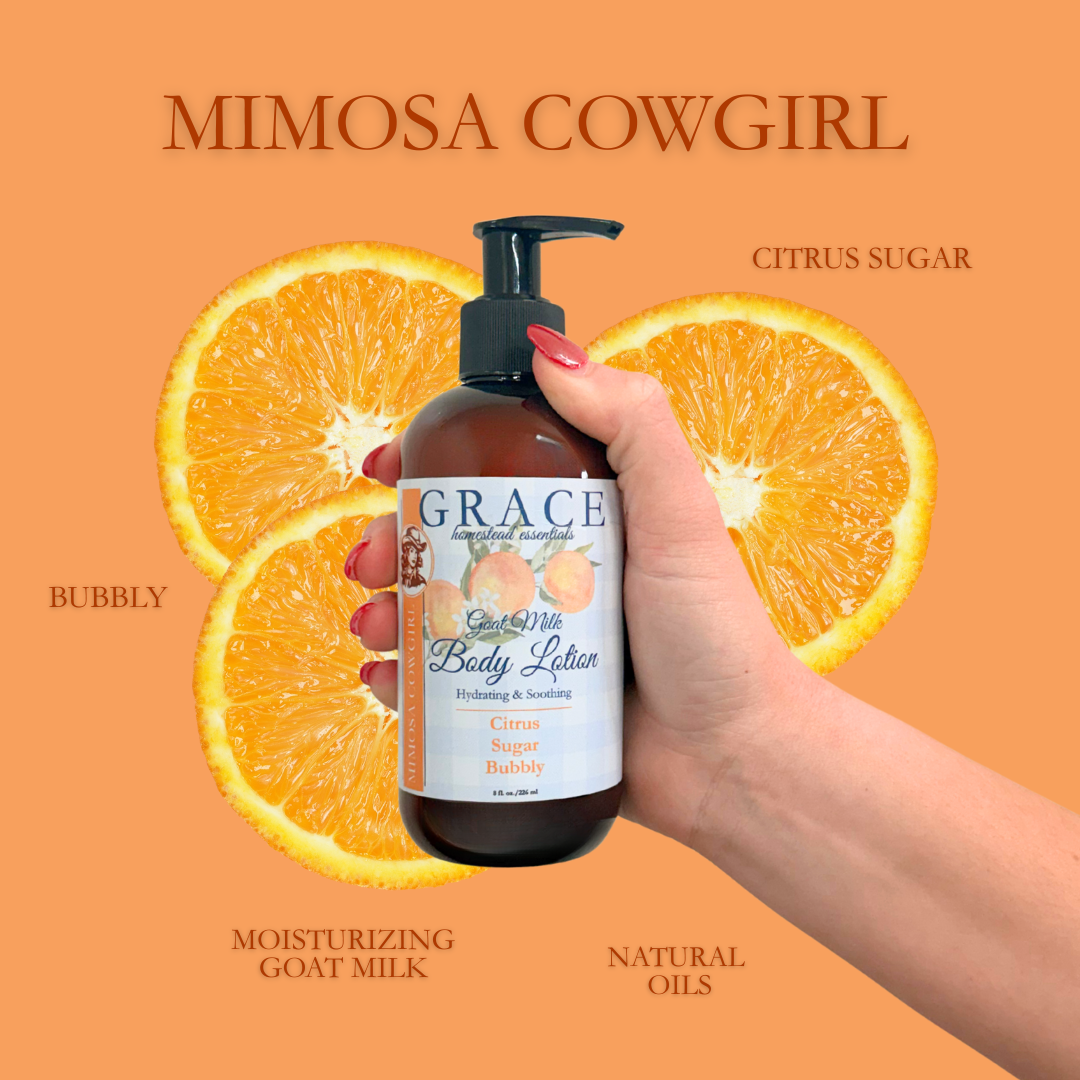 Mimosa Cowgirl Goat Milk Body Lotion