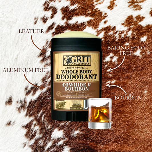 Cowhide & Bourbon Whole Body Deodorant