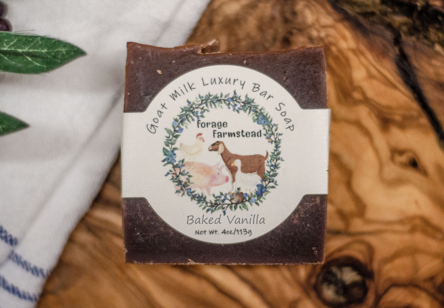 Baked Vanilla Goat Milk Bar Soap