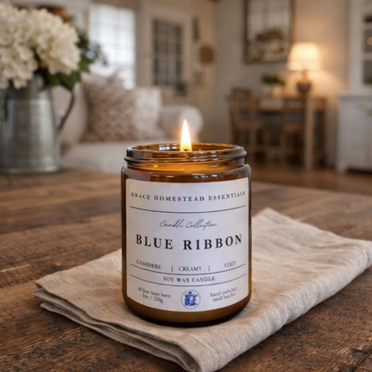 Blue Ribbon Soy Candle