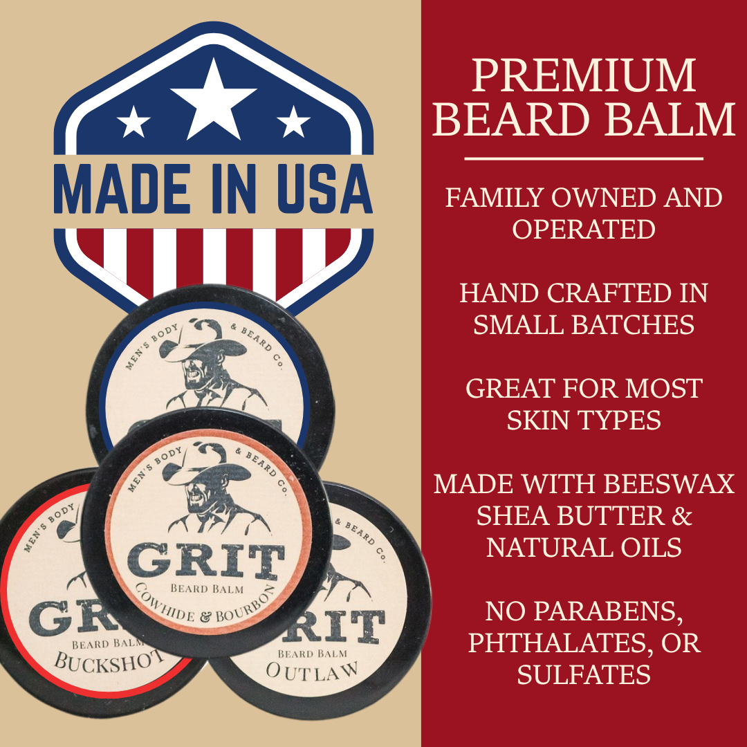 Cowhide & Bourbon Beard Balm