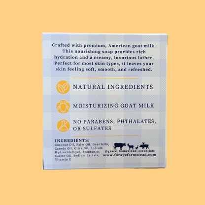 Wildflowers Goat Milk Bar Soap