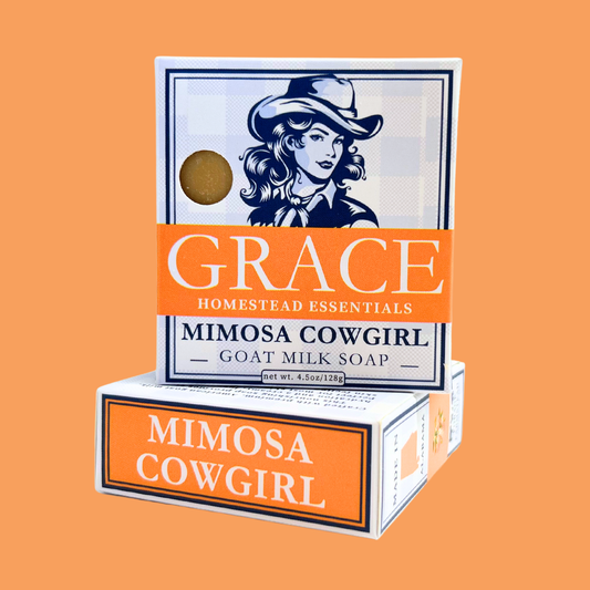 Mimosa Cowgirl Goat Milk Bar Soap
