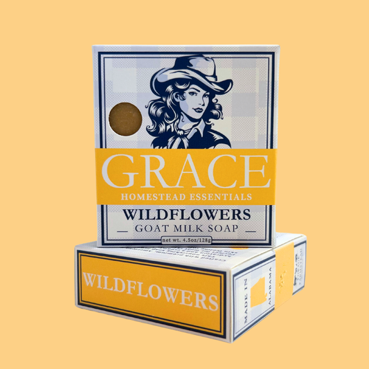 Wildflowers Goat Milk Bar Soap