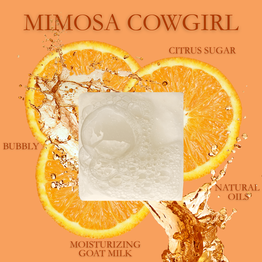 Mimosa Cowgirl Goat Milk Bar Soap