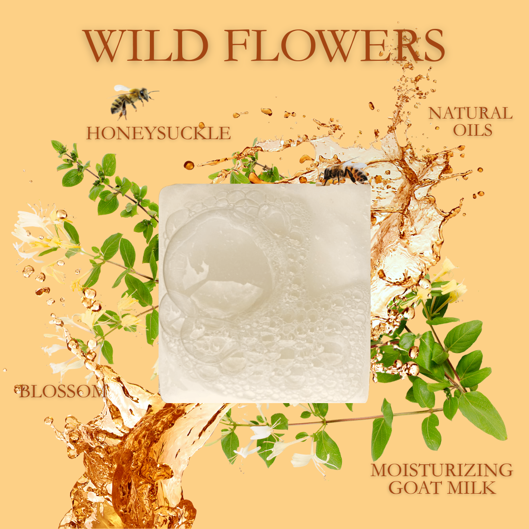 Wildflowers Goat Milk Bar Soap