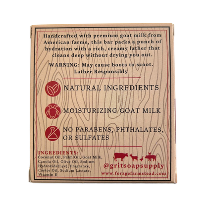 Buckshot Goat Milk Bar Soap