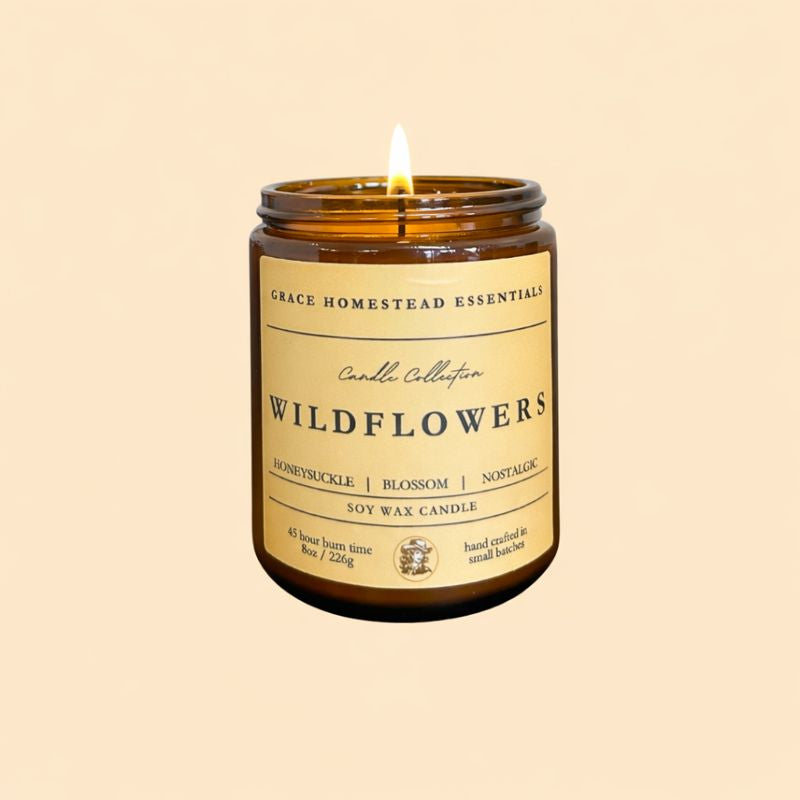 Wildflowers Soy Candle