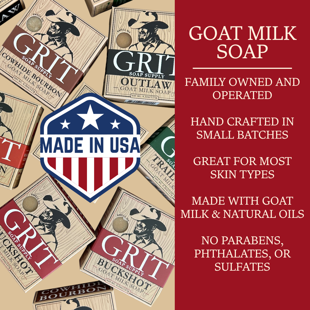 Trail Boss Goat Milk Bar Soap