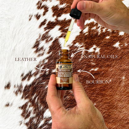 Cowhide & Bourbon Beard Oil