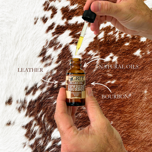 Cowhide & Bourbon Beard Oil