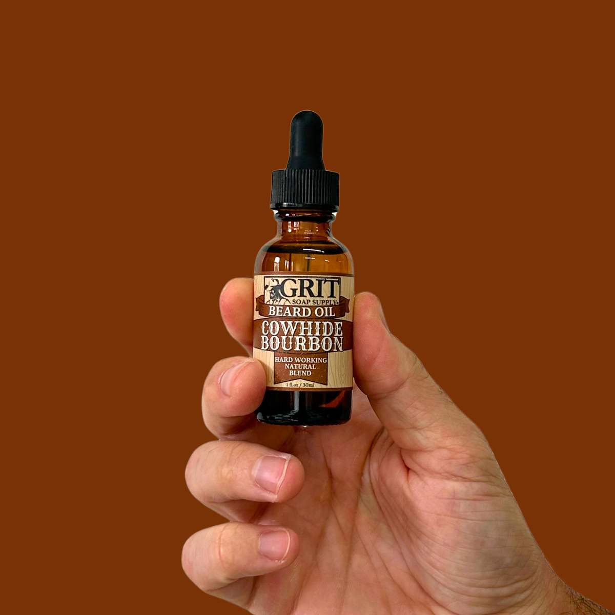 Cowhide & Bourbon Beard Oil