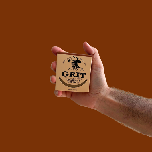 Cowhide & Bourbon Goat Milk Bar Soap